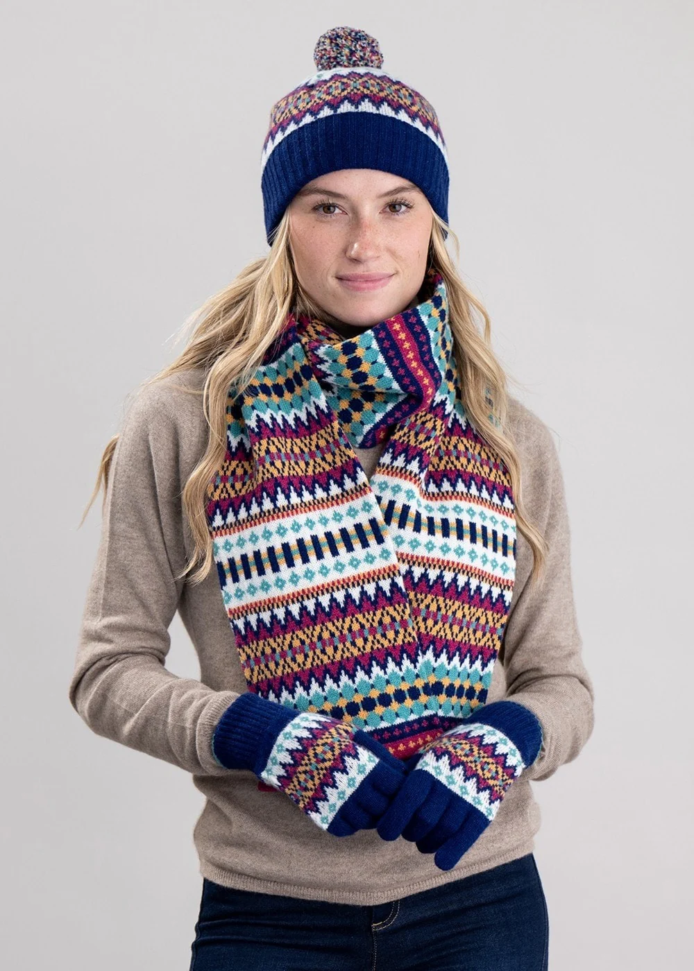 Hattie Lambswool Gloves - Image 3