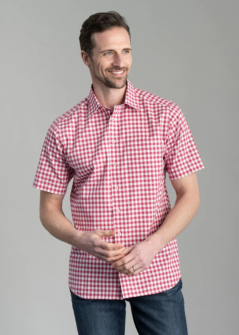 Jasper Short Sleeve Oxford Shirt - Image 2