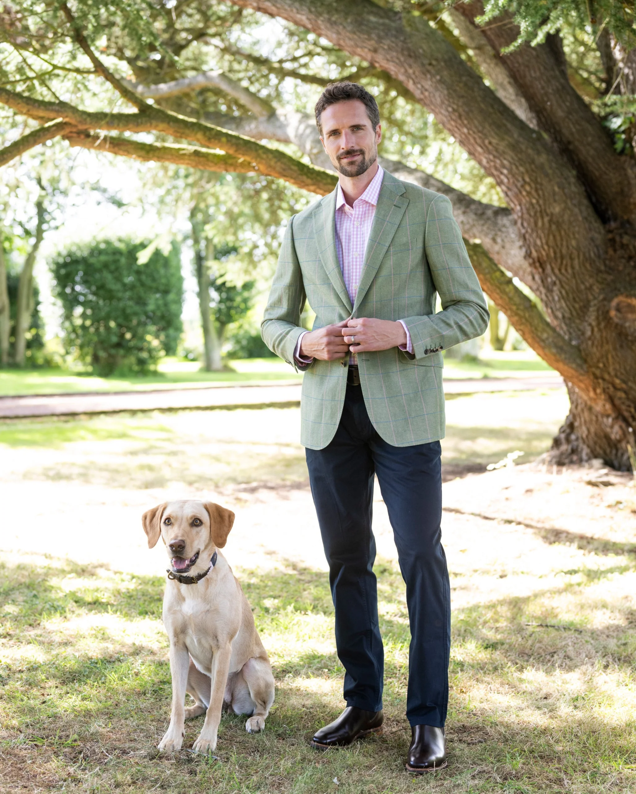 Kelso Linen Tweed Jacket - Image 2