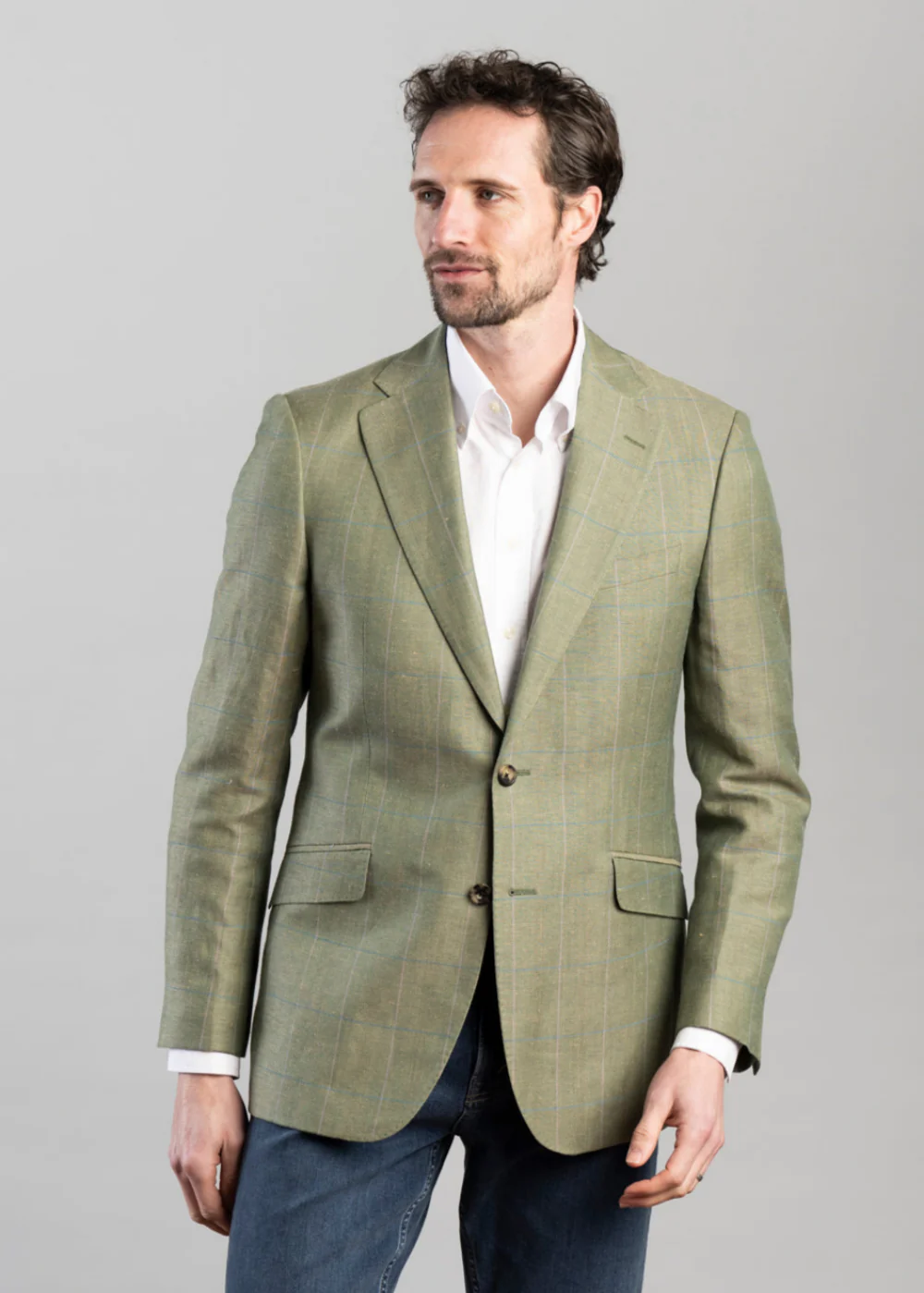 Kelso Linen Tweed Jacket - Image 3