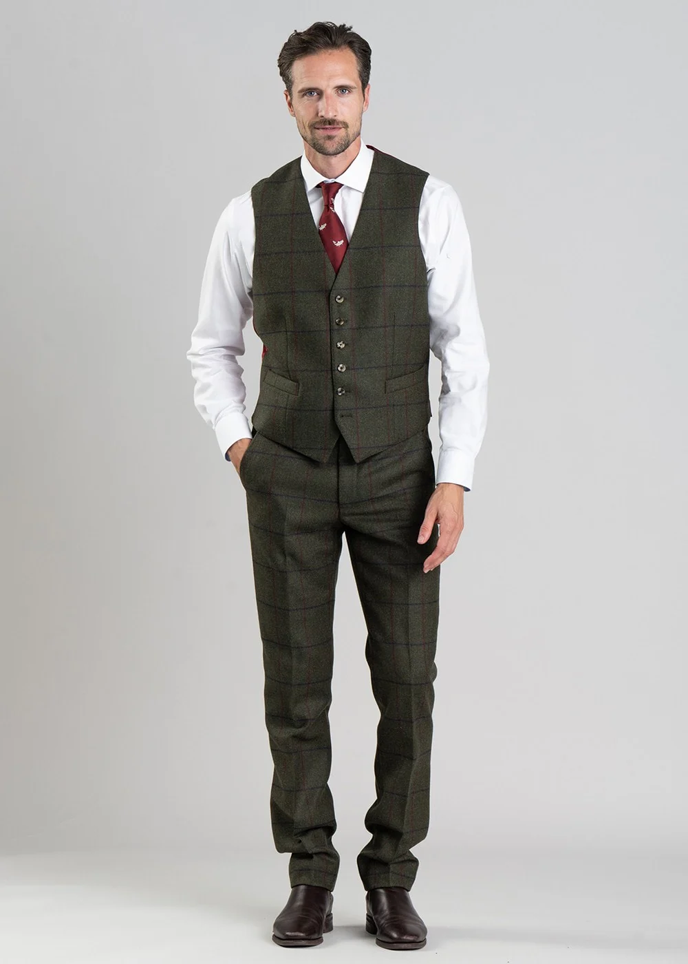 Kelso Tweed Waistcoat - Image 3