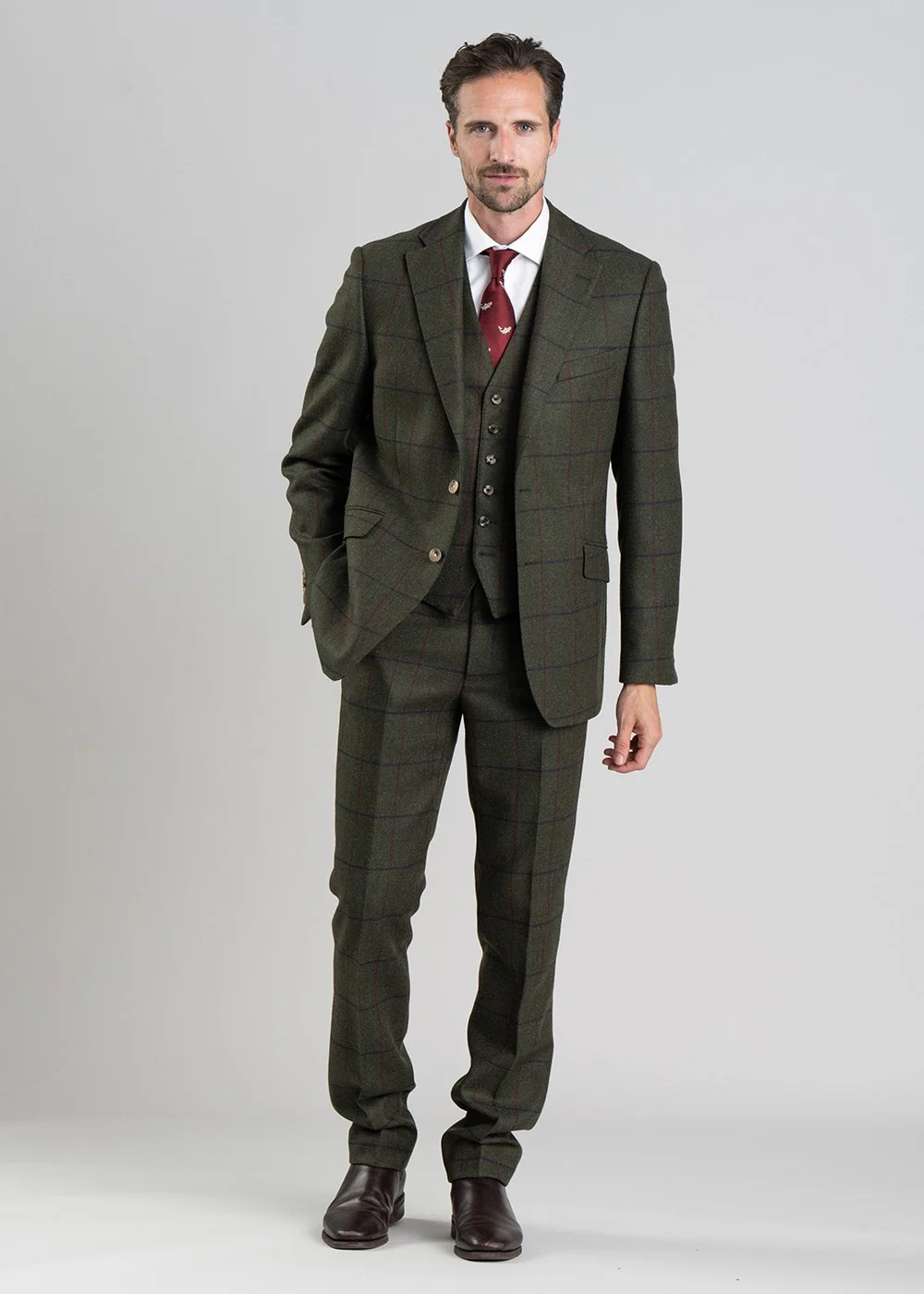 Kelso Tweed Waistcoat - Image 4