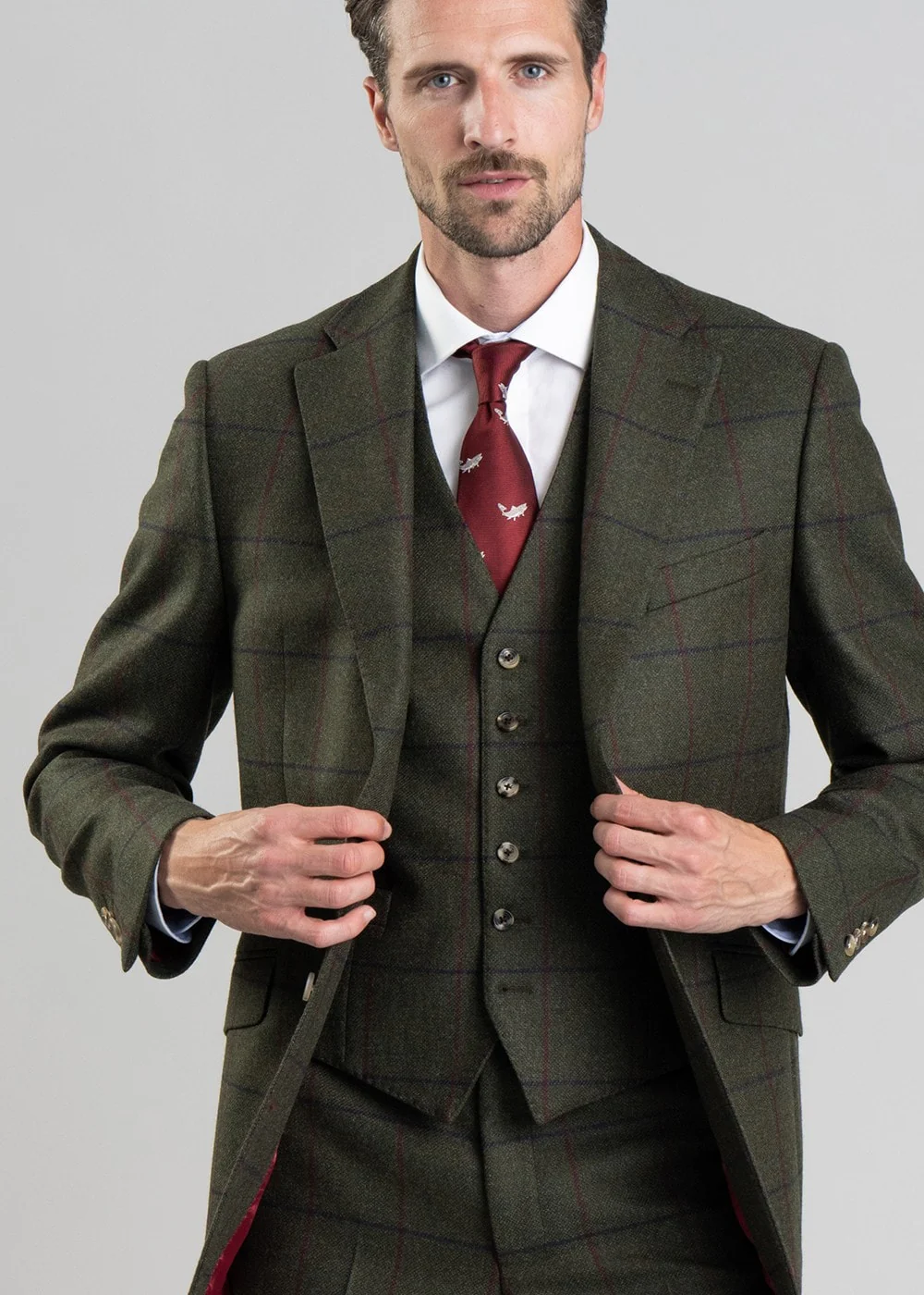 Kelso Tweed Waistcoat - Image 6