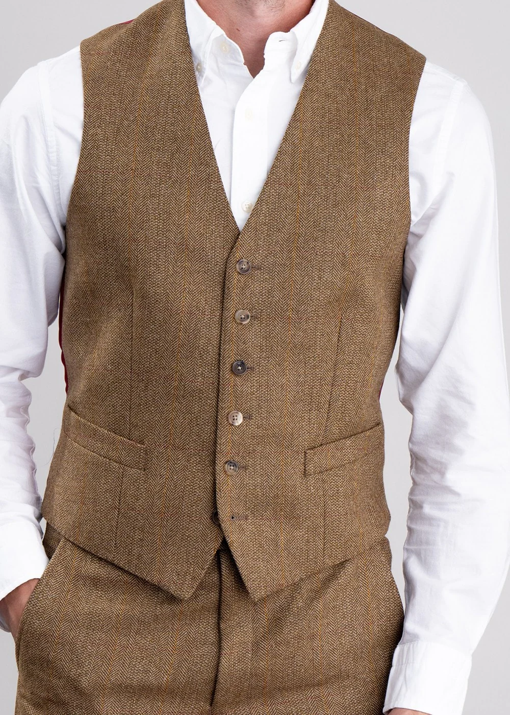 Kelso Tweed Waistcoat - Image 5