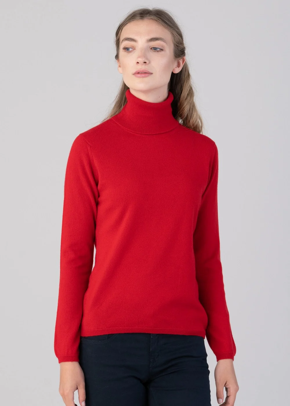 Millie Cashmere Roll Collar - Image 3