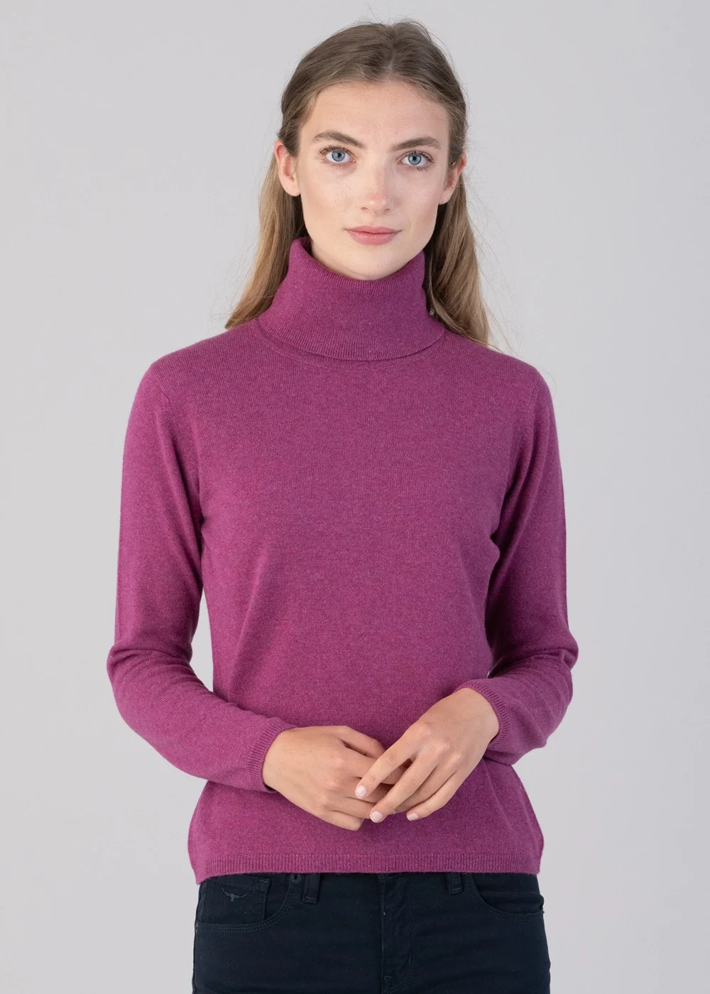 Millie Cashmere Roll Collar - Image 2