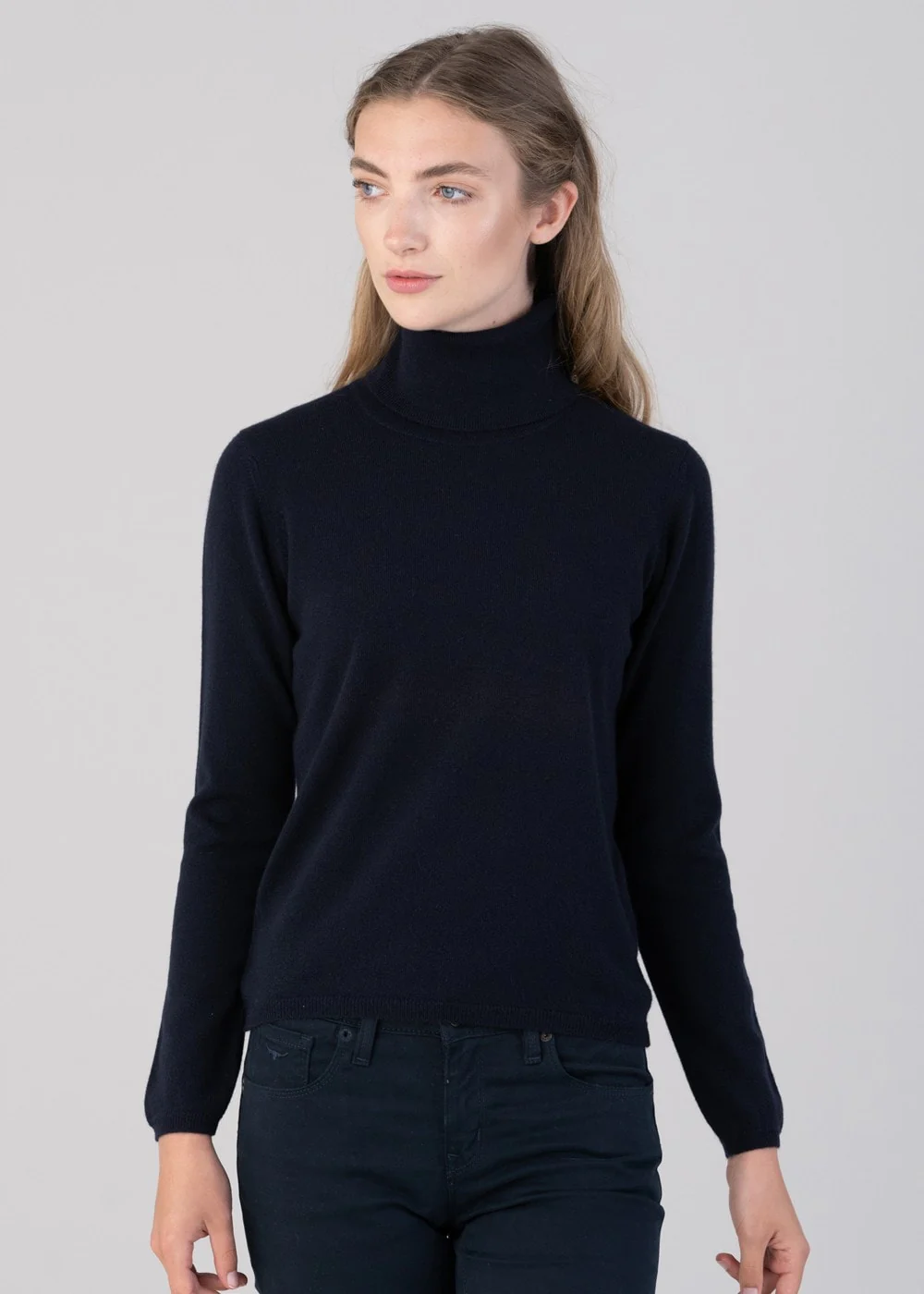 Millie Cashmere Roll Collar - Image 3