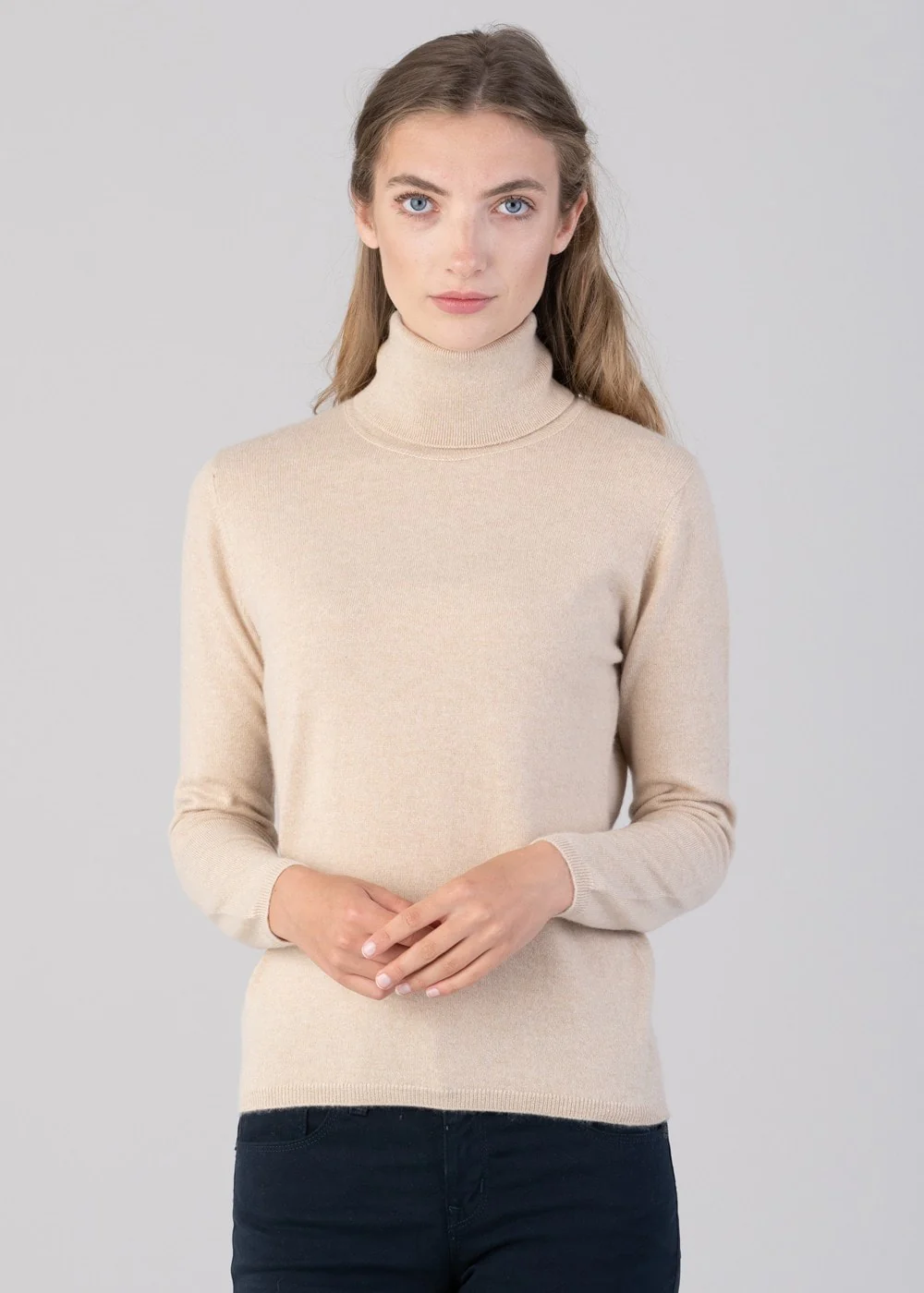 Millie Cashmere Roll Collar - Image 3