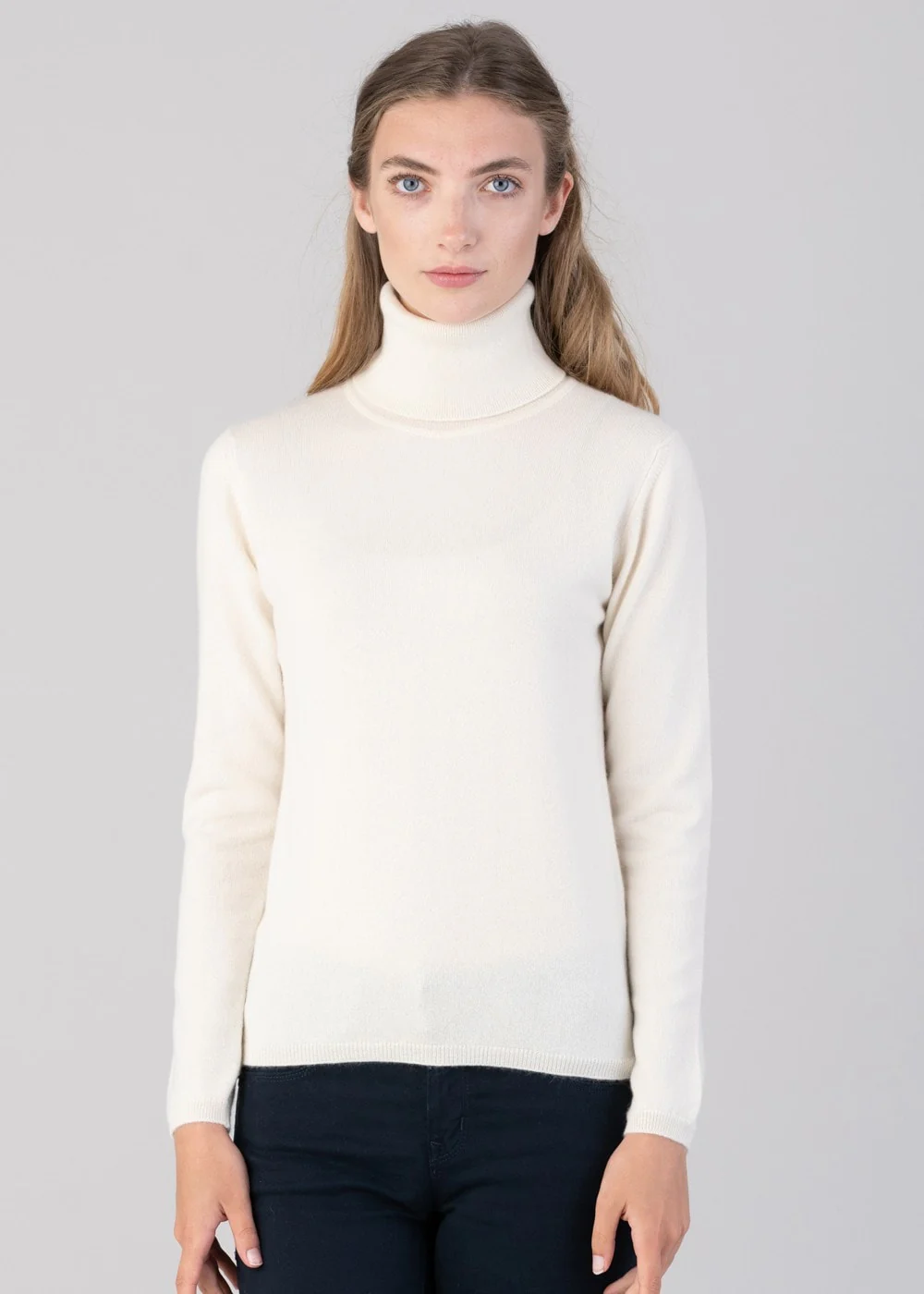 Millie Cashmere Roll Collar - Image 2