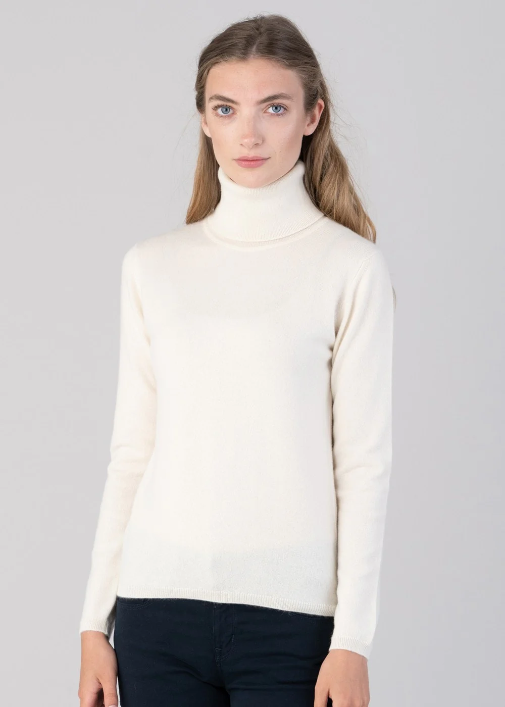 Millie Cashmere Roll Collar - Image 3