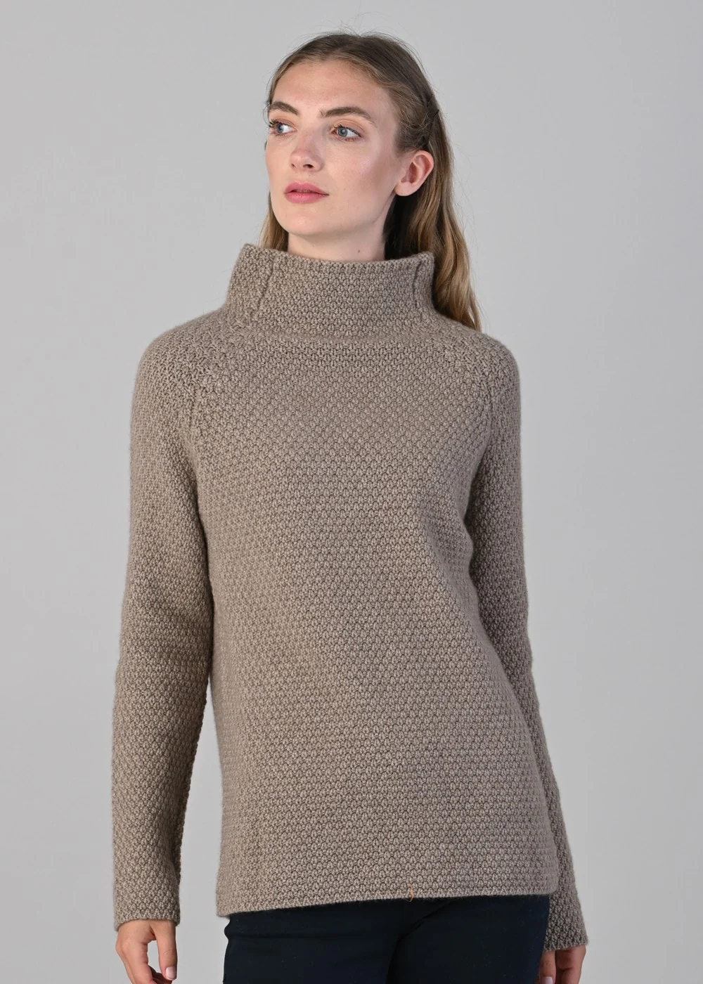 Olivia Cashmere Funnel Neck - Image 4