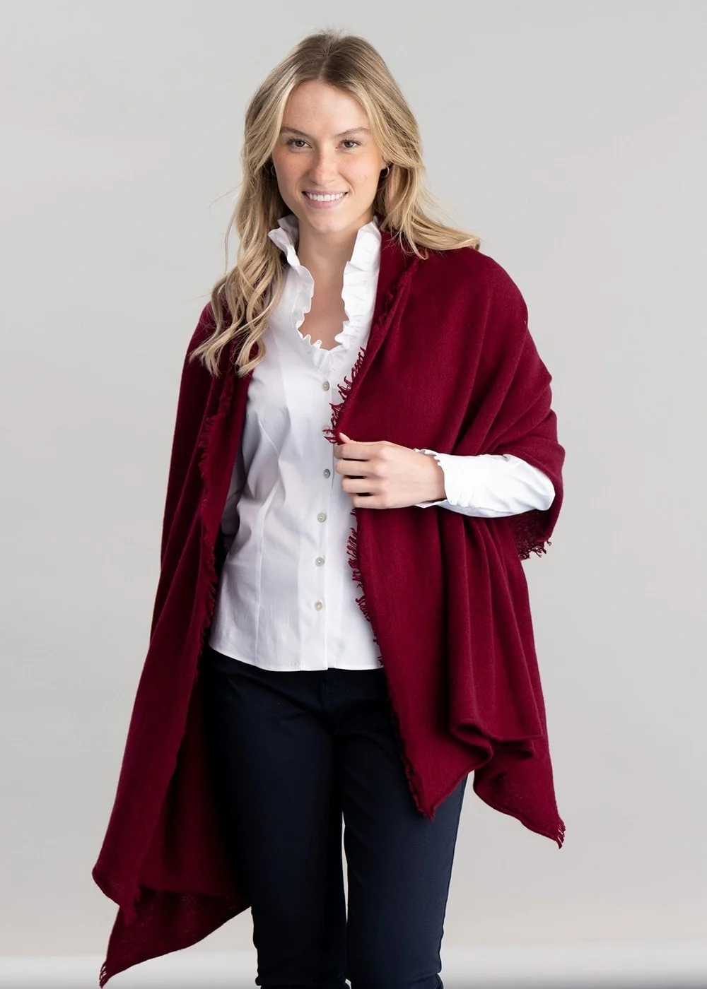 Poppy Cashmere Wrap - Image 3