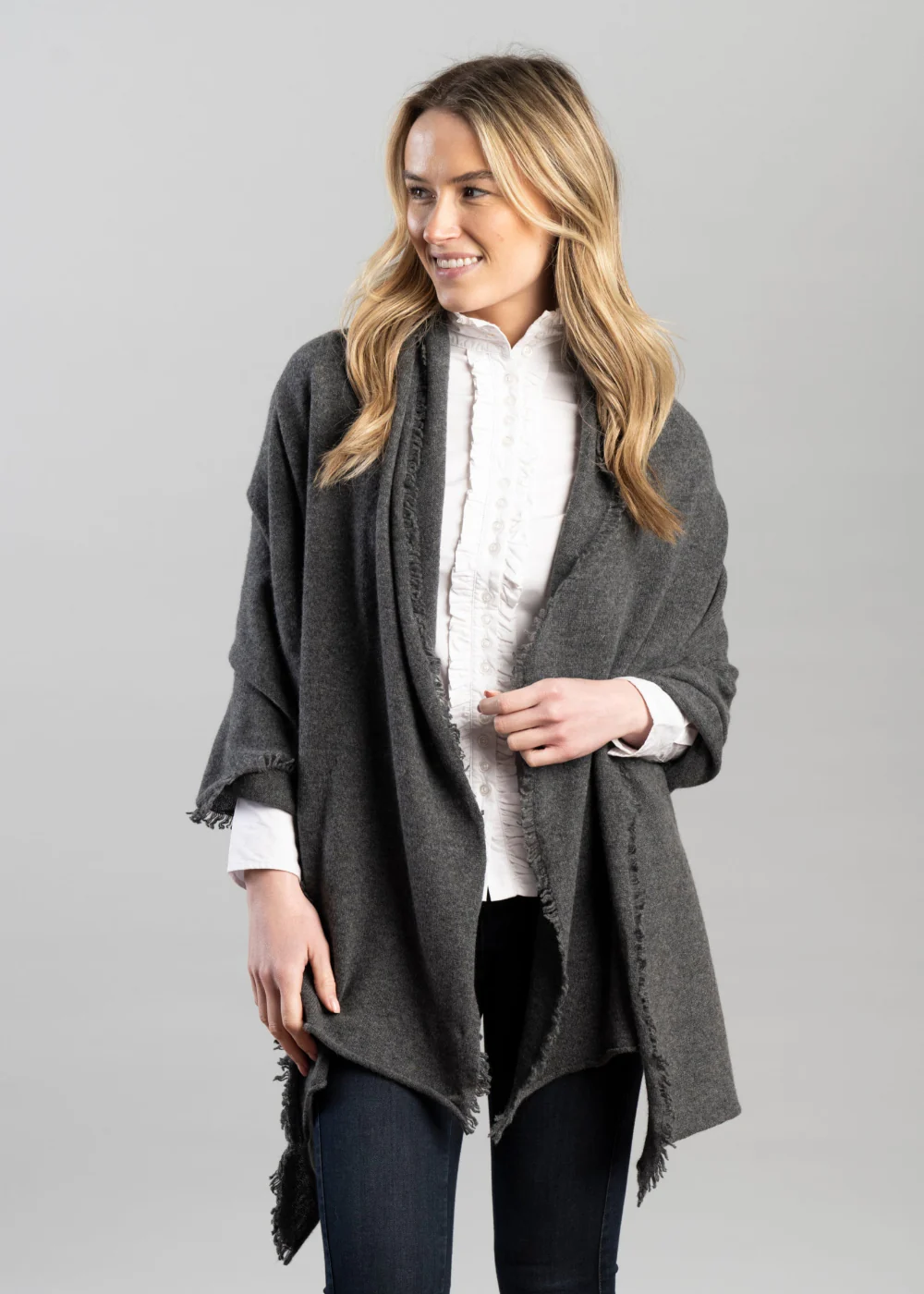 Poppy Cashmere Wrap - Image 2