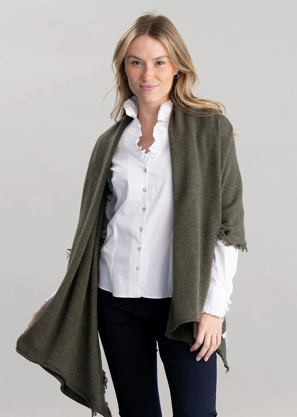 Poppy Cashmere Wrap - Image 3