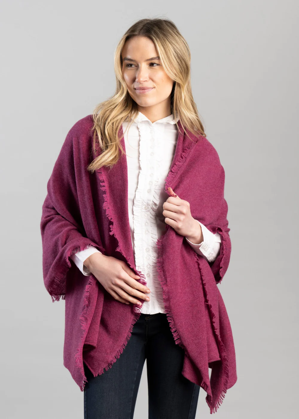 Poppy Cashmere Wrap - Image 2