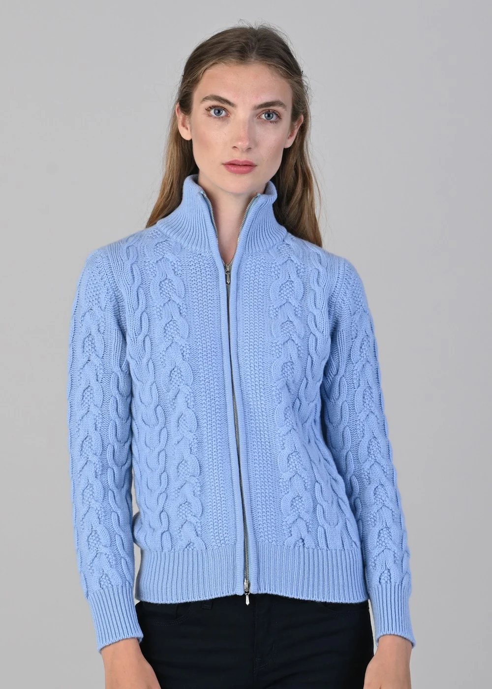 Rosie Cashmere Cable Jacket - Image 2