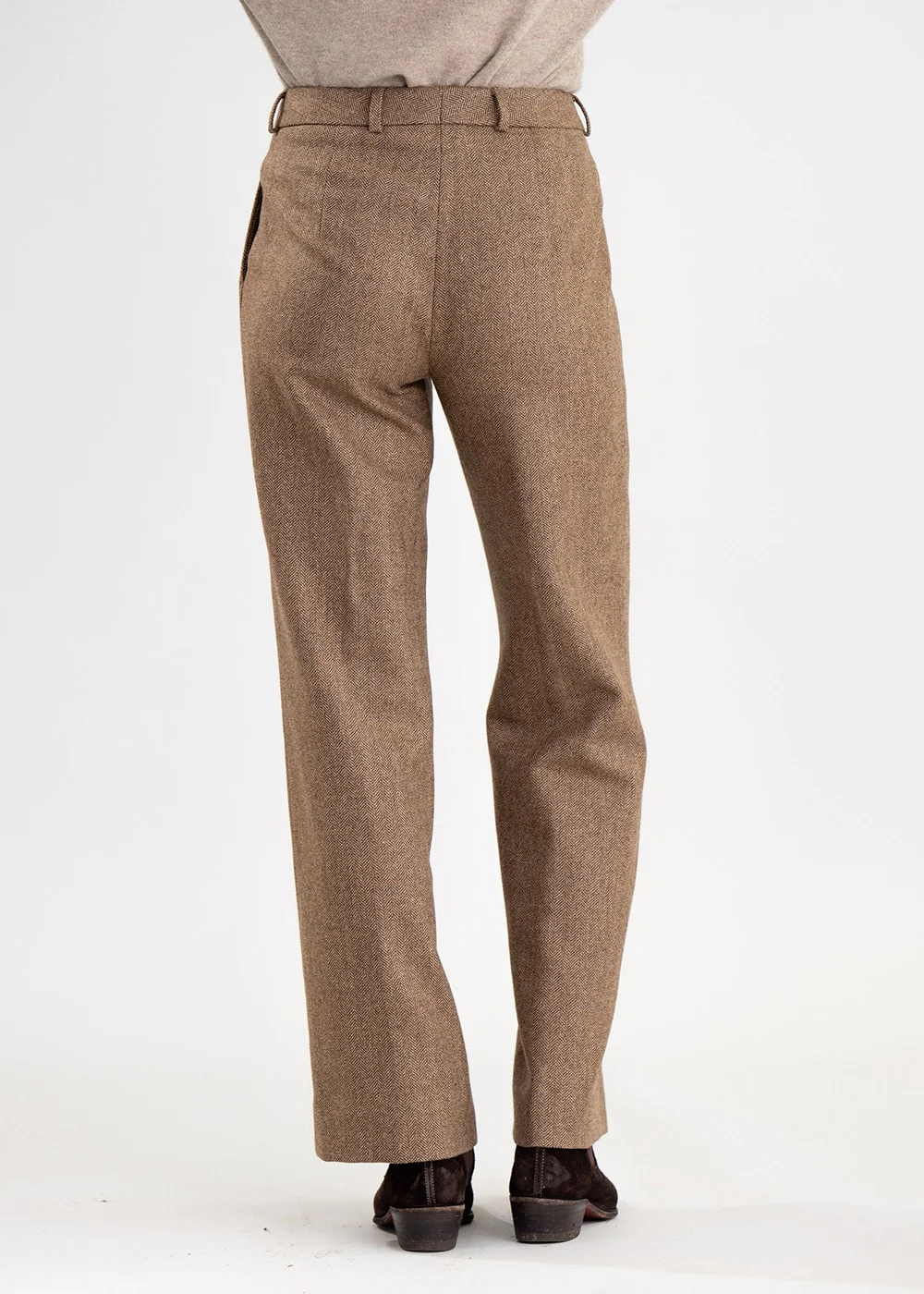 Twill Wide Leg Trousers - Image 4
