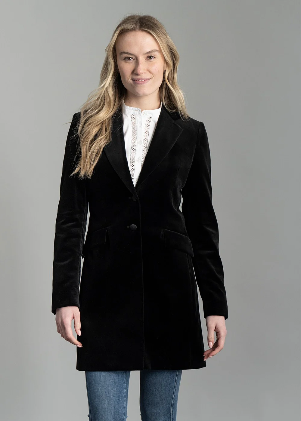 Vivien Velvet Coat - Image 5