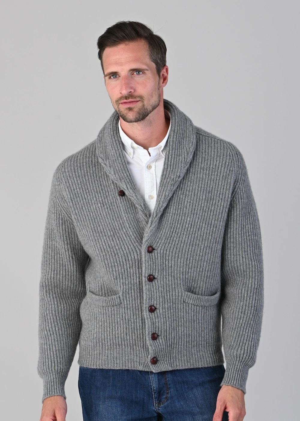 Cashmere Windsor Shawl Jacket - Image 2