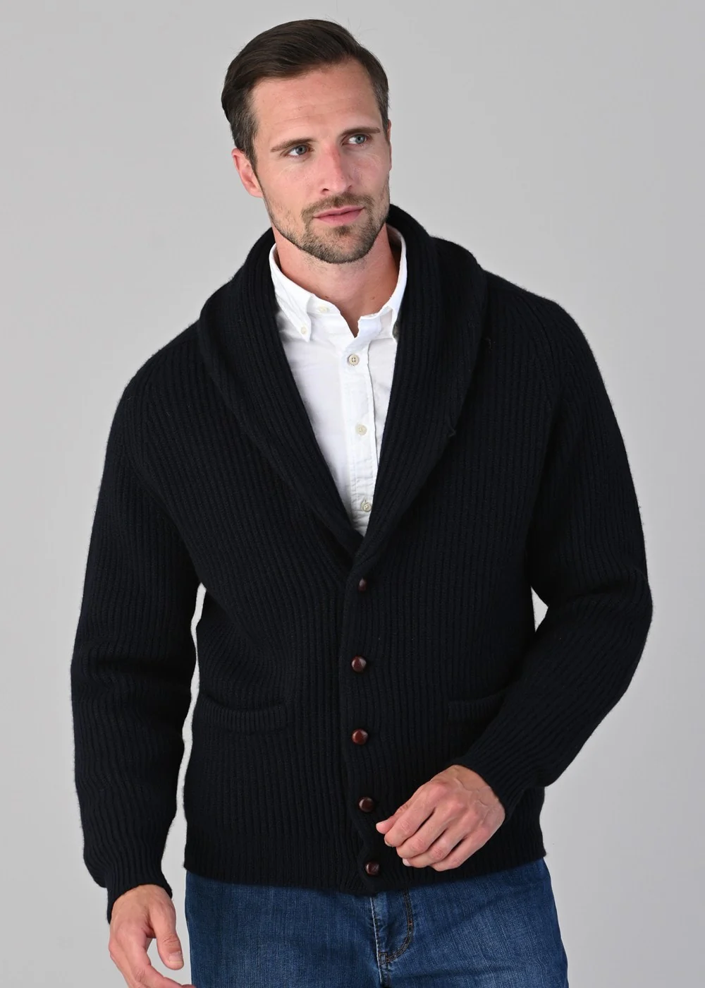 Cashmere Windsor Shawl Jacket - Image 3