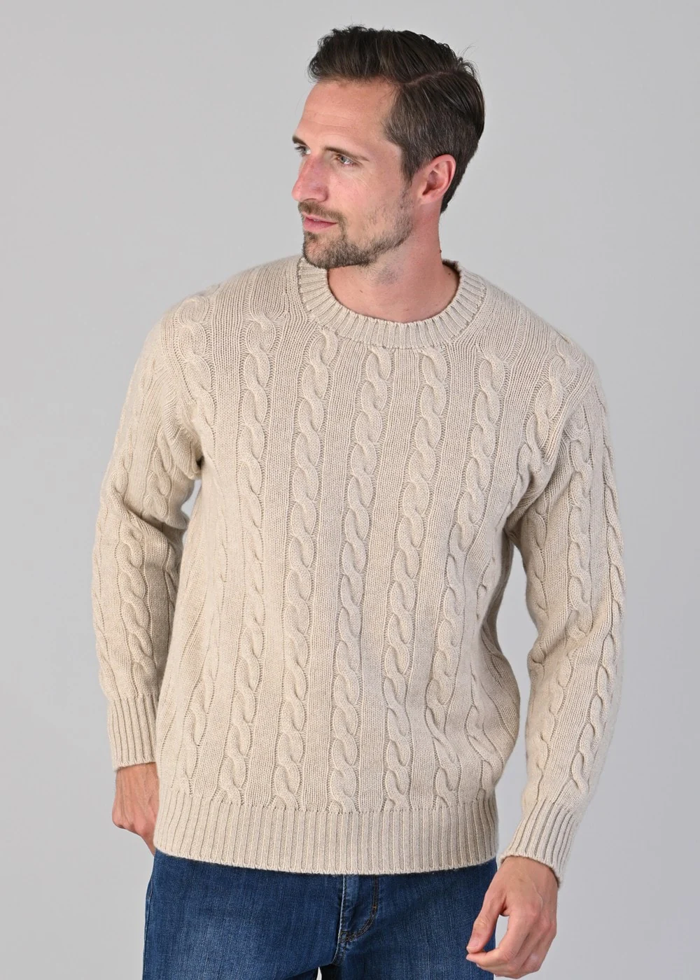 Chirnside 4 Ply Cashmere Crew - Image 2