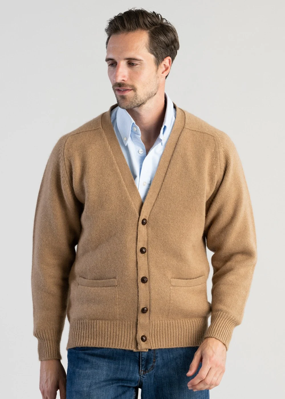 Datchet Camelhair V-Cardigan