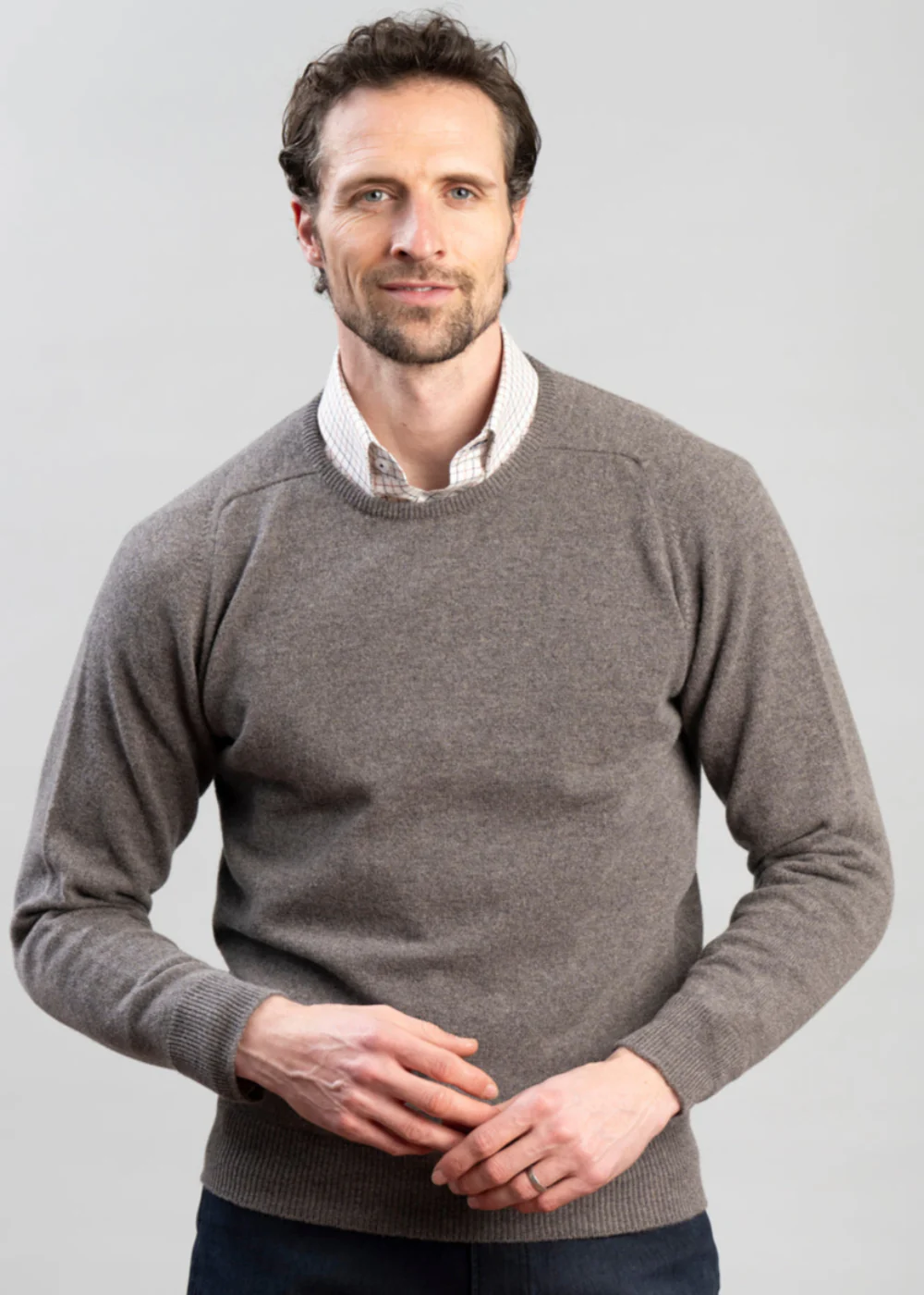 Exclusive Leven 2 Ply Lambswool Crew Neck - Image 5