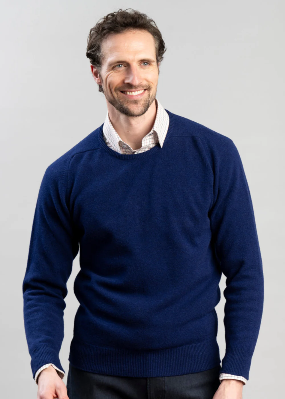 Exclusive Leven 2 Ply Lambswool Crew Neck - Image 5