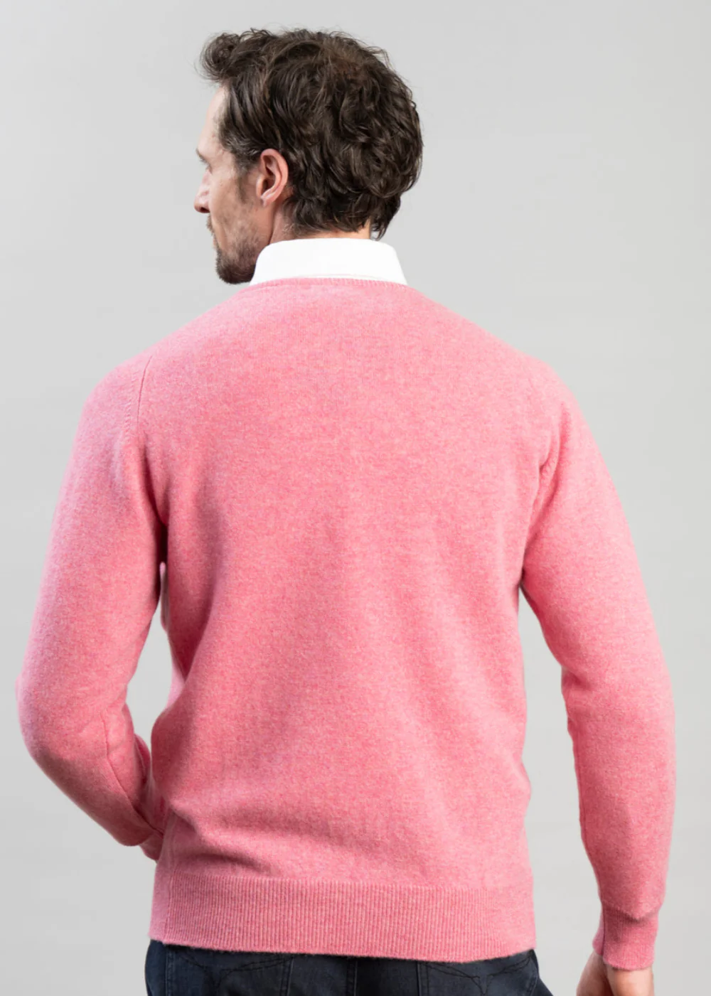 Exclusive Leven 2 Ply Lambswool Crew Neck - Image 4