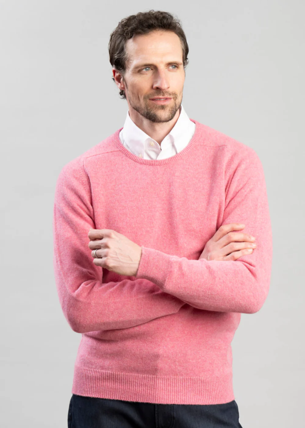 Exclusive Leven 2 Ply Lambswool Crew Neck - Image 5