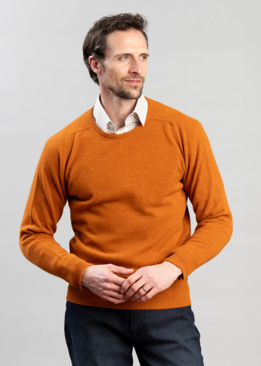 Exclusive Leven 2 Ply Lambswool Crew Neck