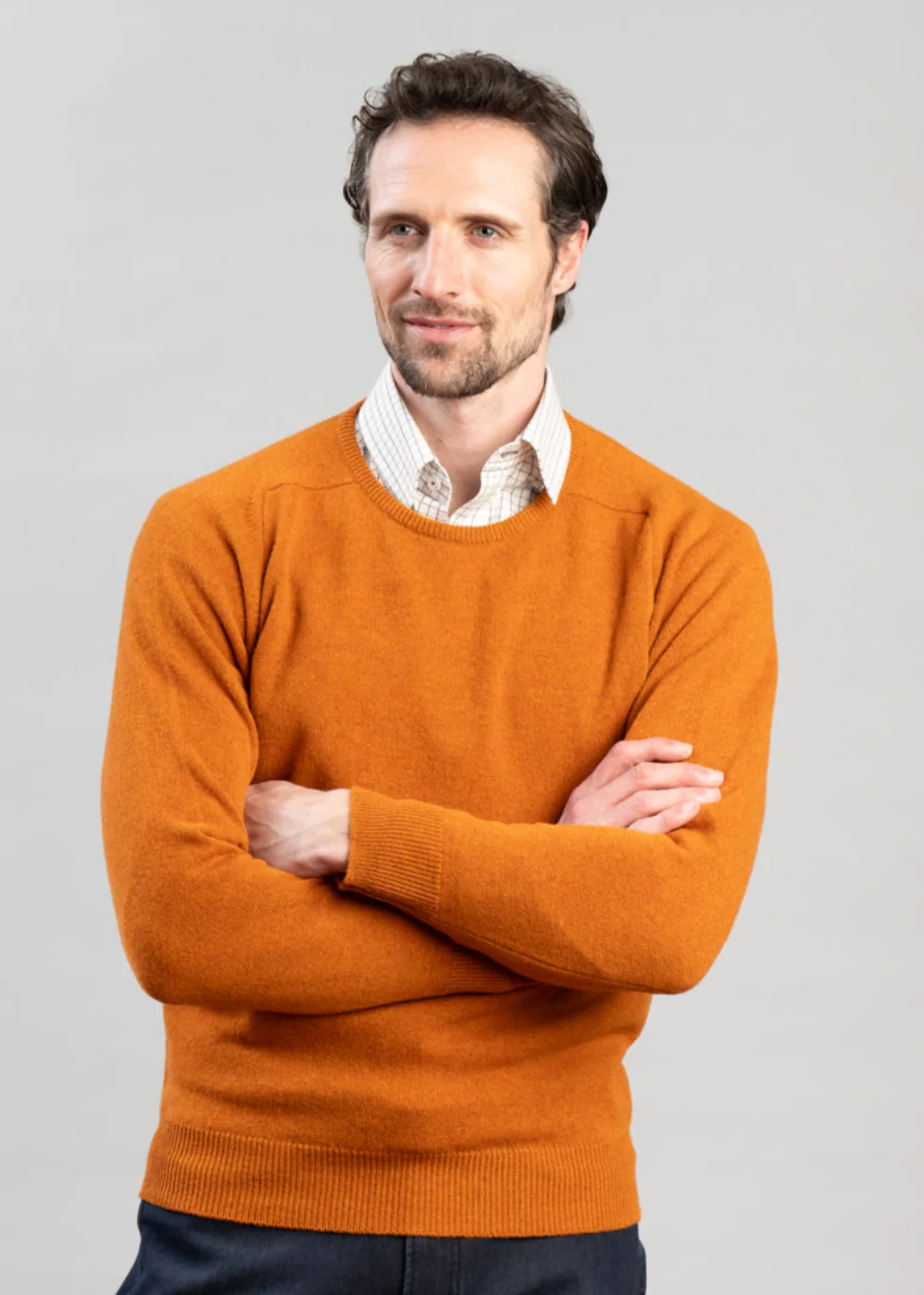 Exclusive Leven 2 Ply Lambswool Crew Neck - Image 5