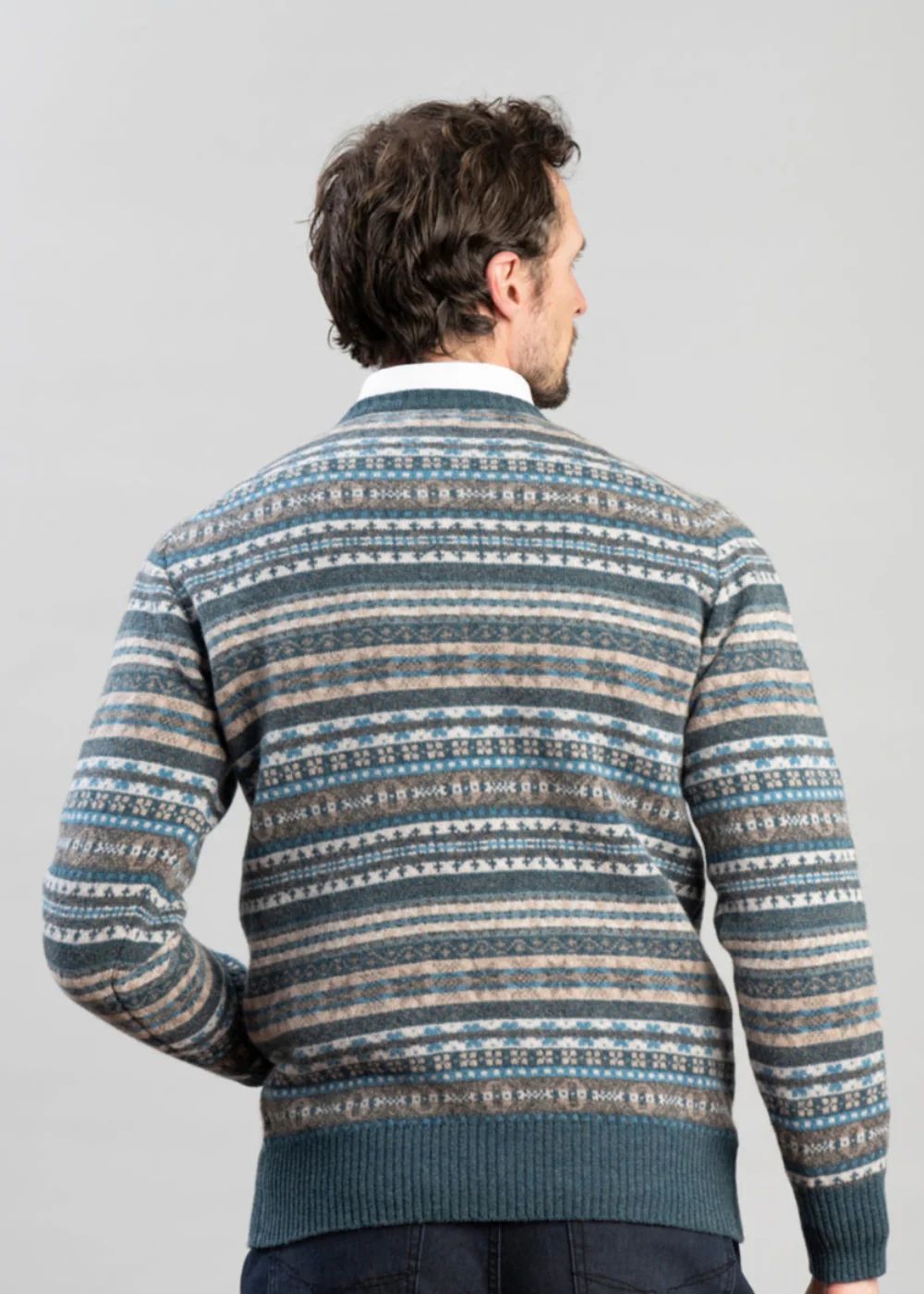 Lambswool Fairisle Crew - Image 5