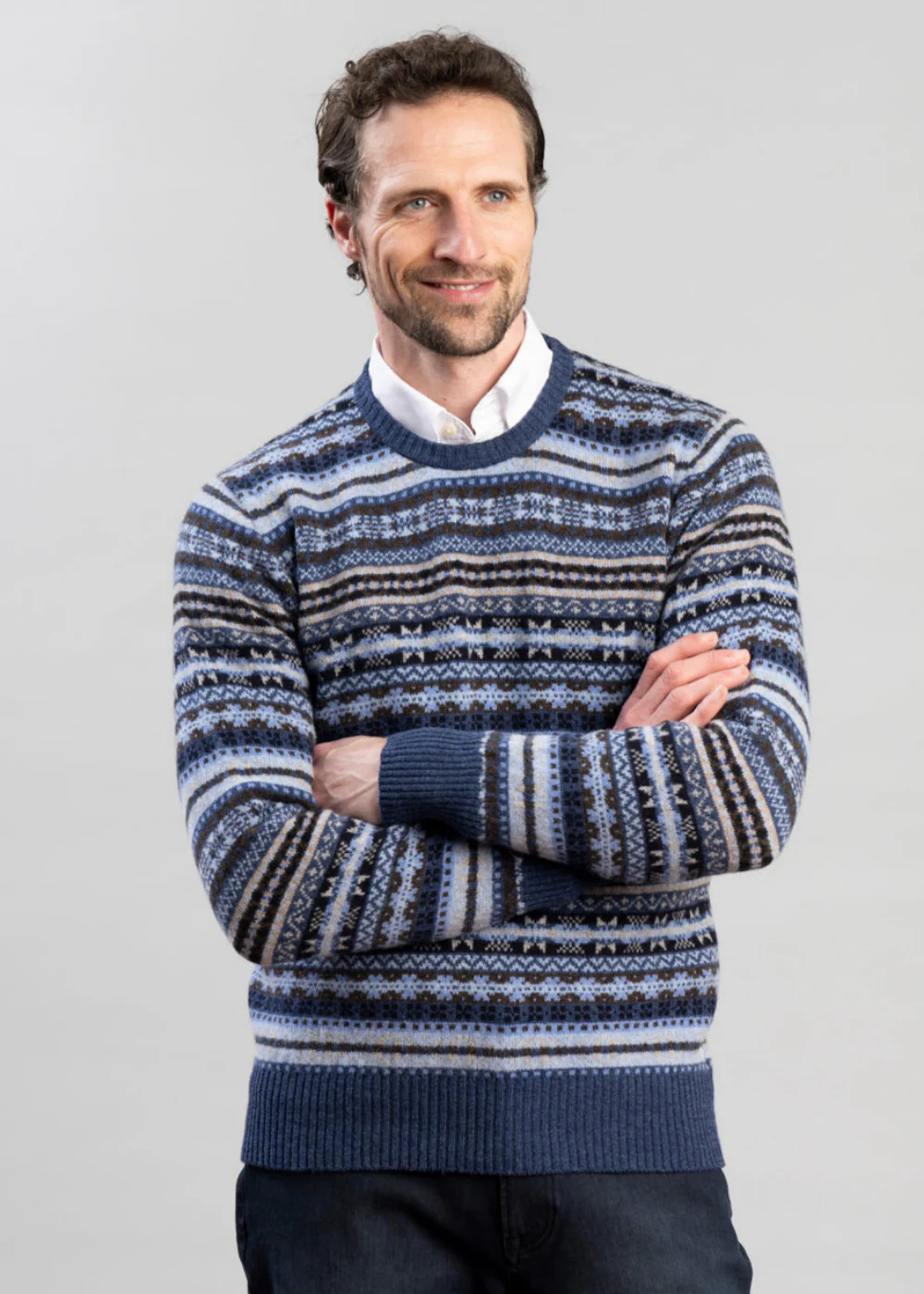 Lambswool Fairisle Crew - Image 7