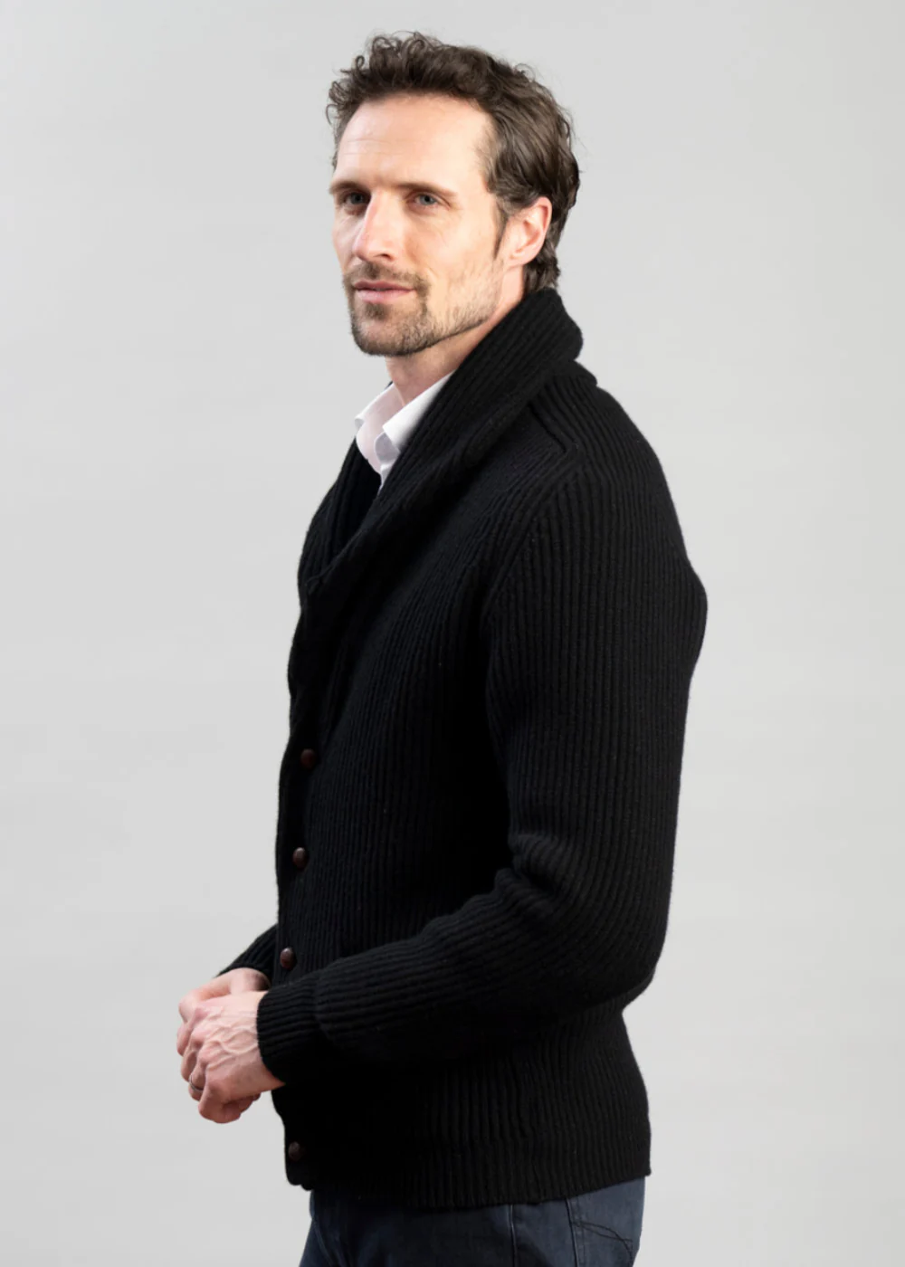Lambswool Windsor Shawl Jacket - Image 4