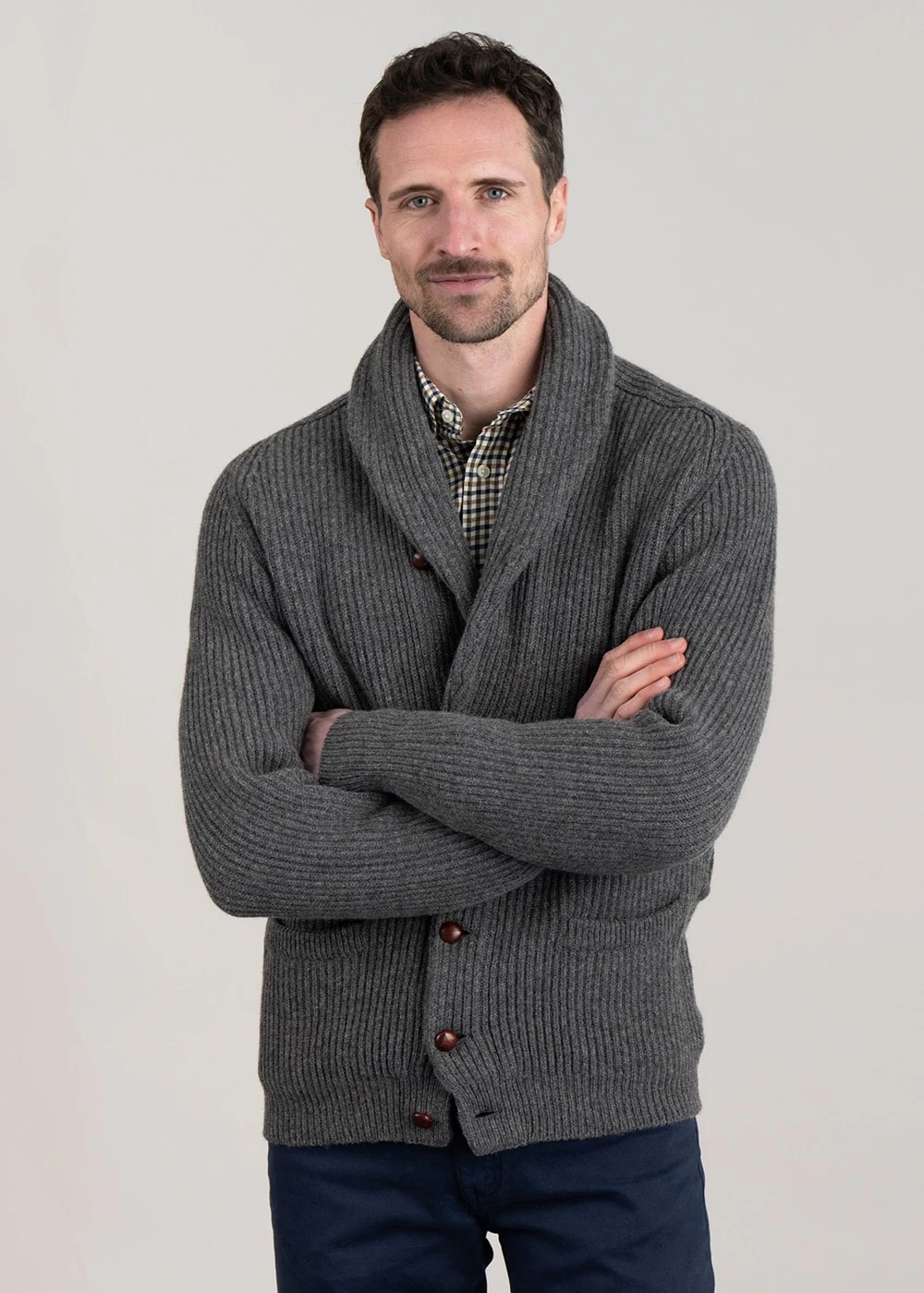 Lambswool Windsor Shawl Jacket - Image 2