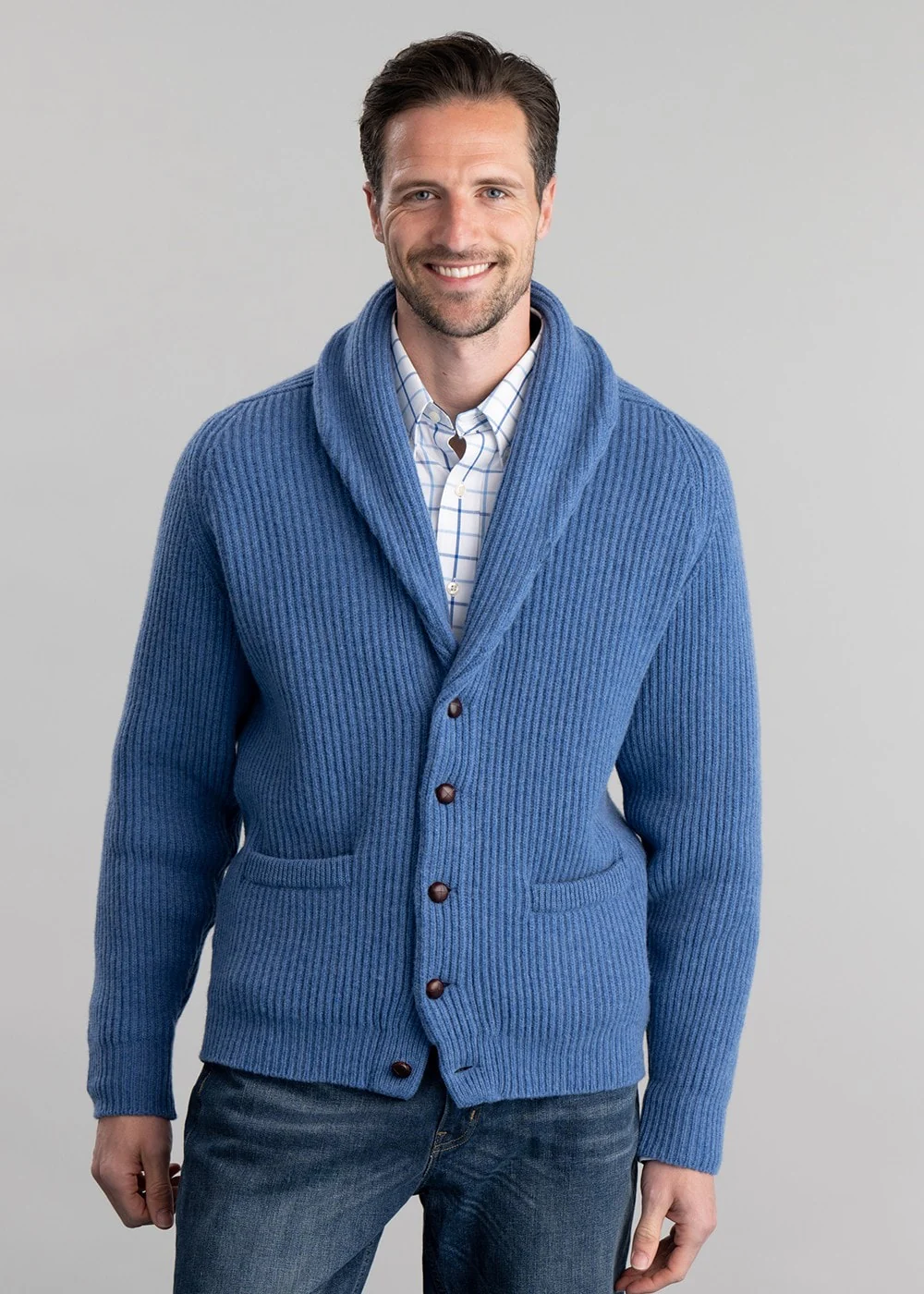 Lambswool Windsor Shawl Jacket - Image 2