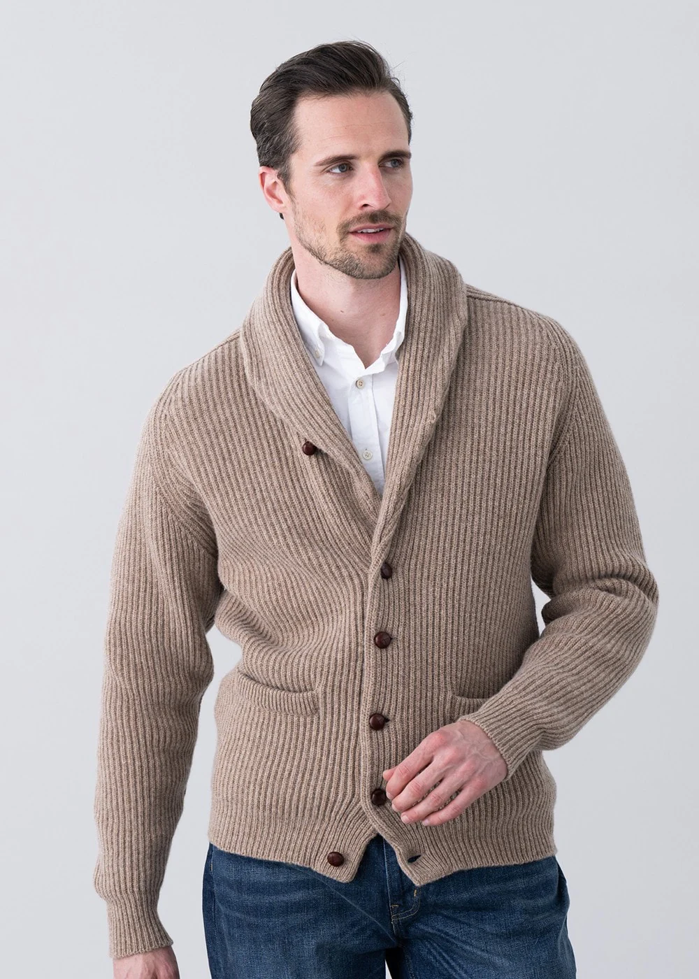 Lambswool Windsor Shawl Jacket - Image 4