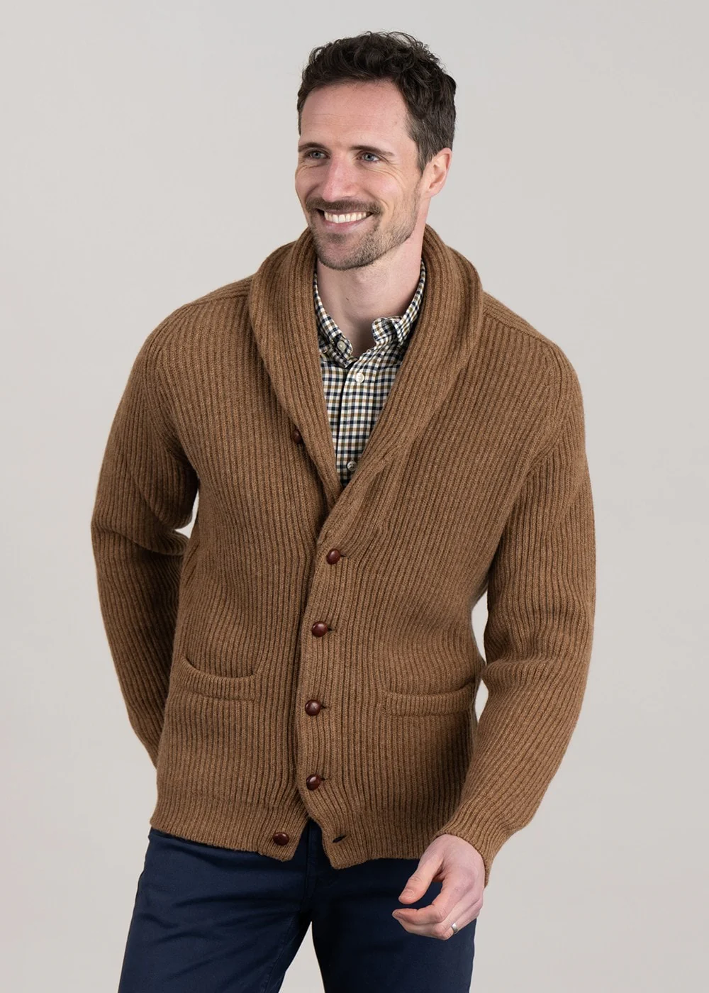 Lambswool Windsor Shawl Jacket - Image 2