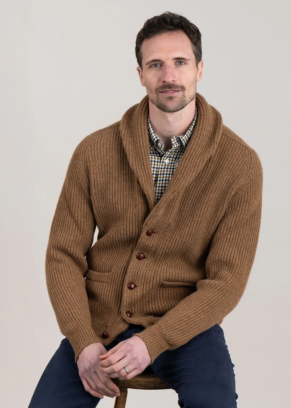 Lambswool Windsor Shawl Jacket - Image 4