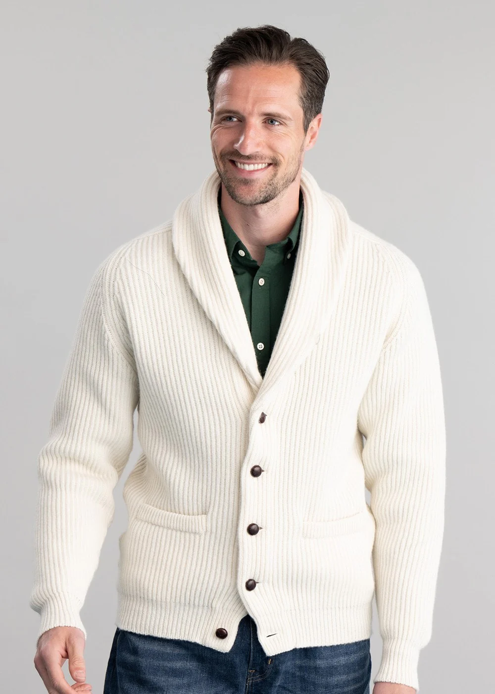 Lambswool Windsor Shawl Jacket - Image 2