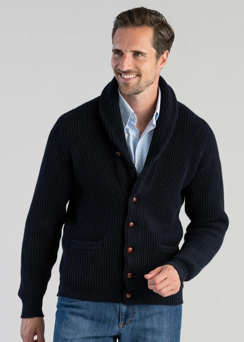 Lambswool Windsor Shawl Jacket - Image 4
