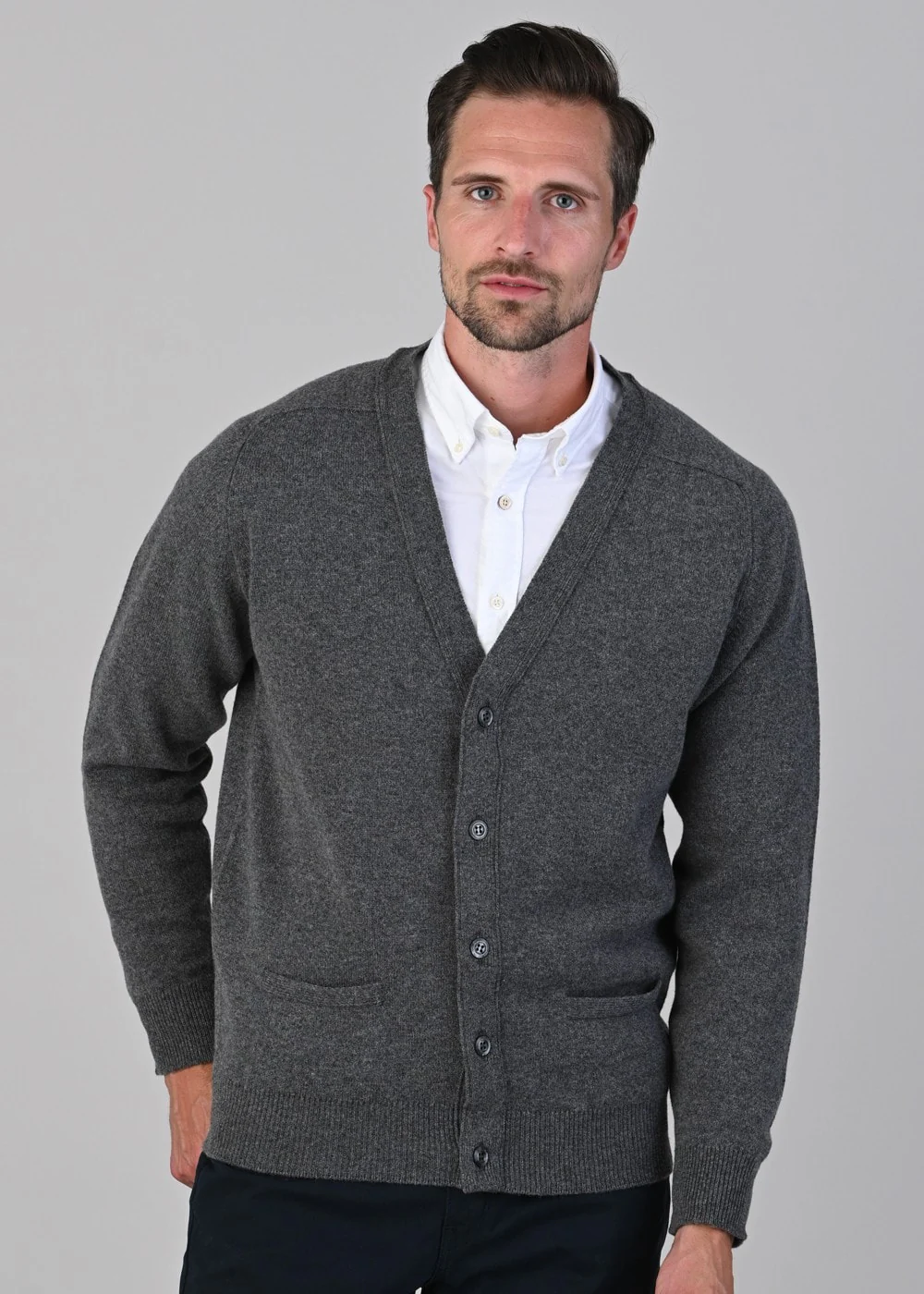 Leven 2 Ply Lambswool Cardigan - Image 3