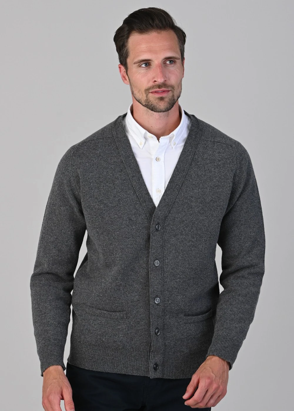 Leven 2 Ply Lambswool Cardigan - Image 4