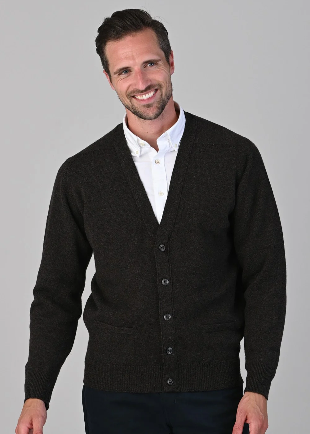 Leven 2 Ply Lambswool Cardigan - Image 2
