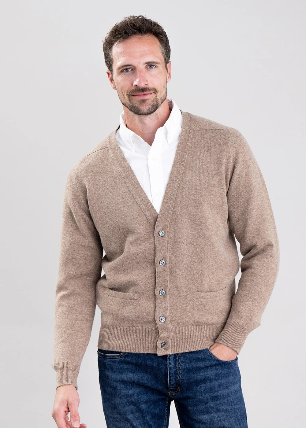 Leven 2 Ply Lambswool Cardigan - Image 2