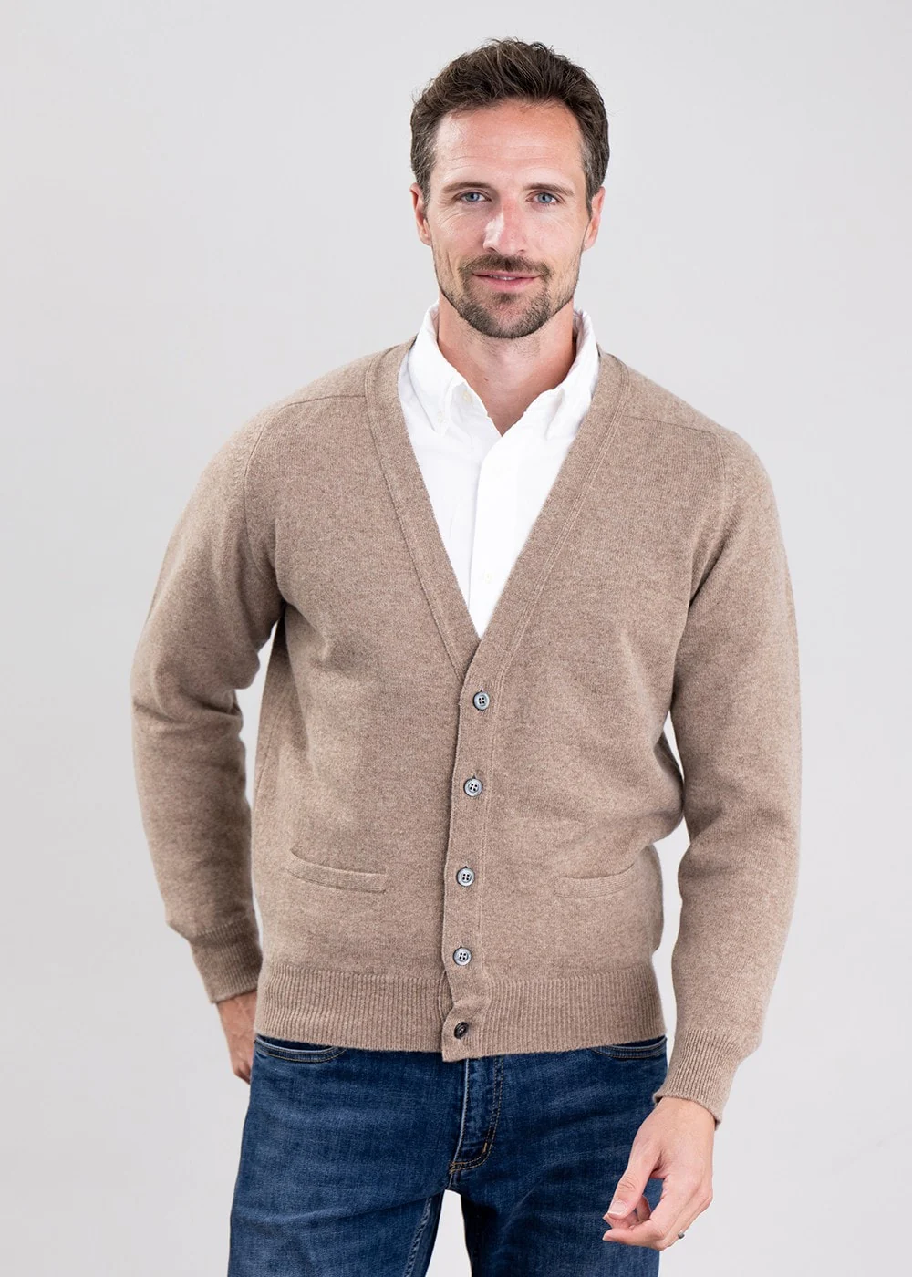 Leven 2 Ply Lambswool Cardigan - Image 3