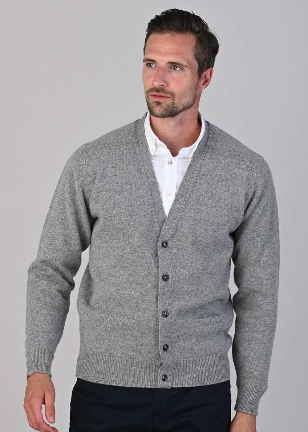 Leven 2 Ply Lambswool Cardigan - Image 2