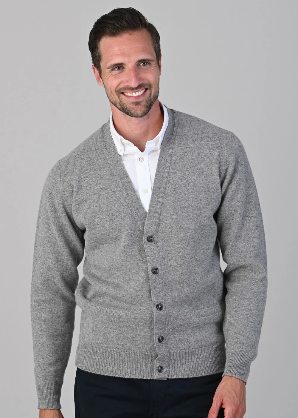 Leven 2 Ply Lambswool Cardigan - Image 4