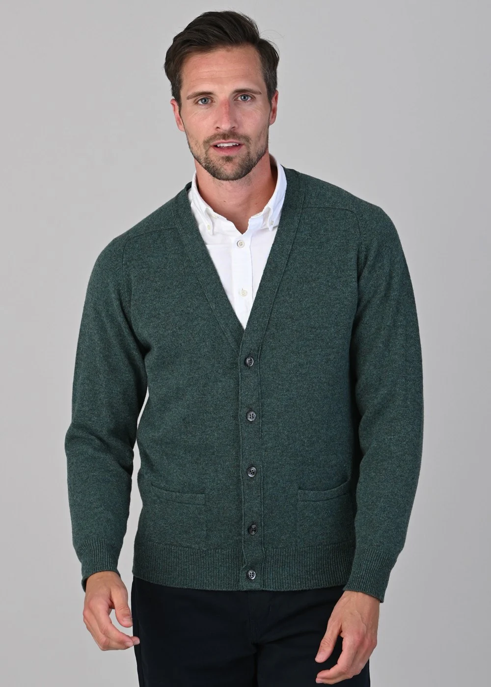 Leven 2 Ply Lambswool Cardigan - Image 2